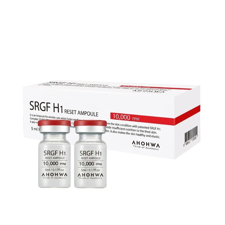 Tinh chất tăng trưởng tế bào gốc Ahohwa SRGF H1 Reset Ampoule