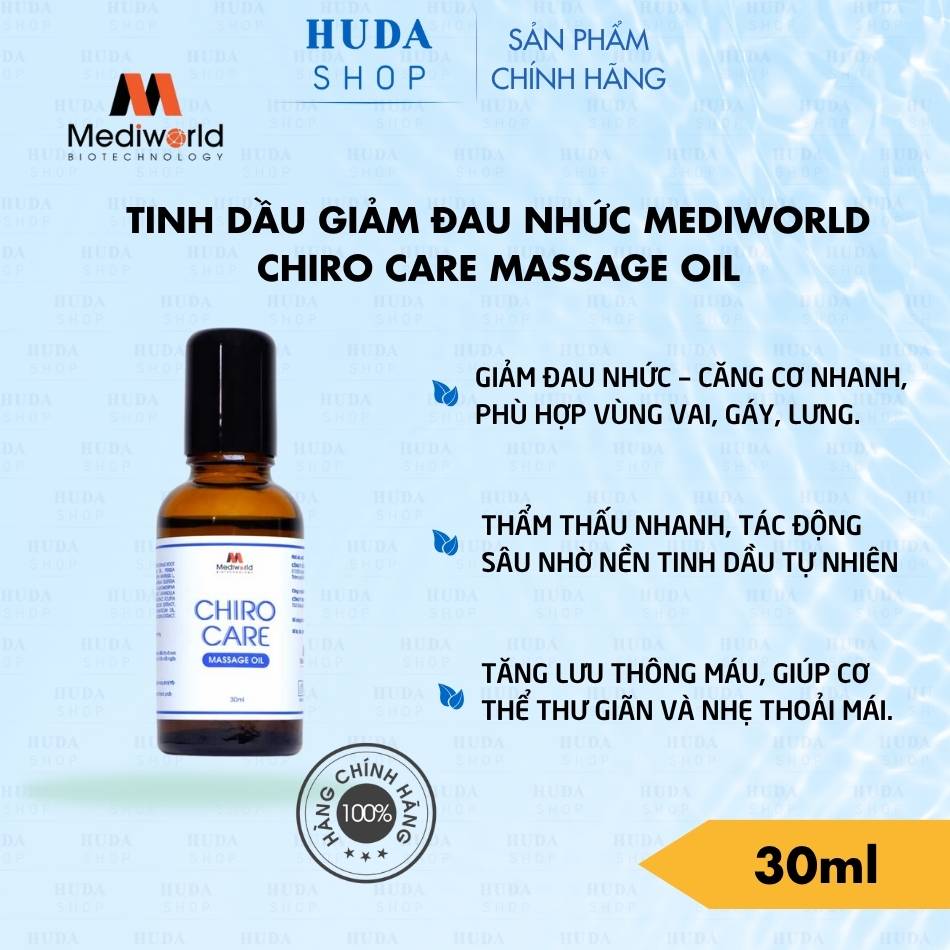Tinh dầu giảm đau nhức Mediworld Chiro Care Massage Oil