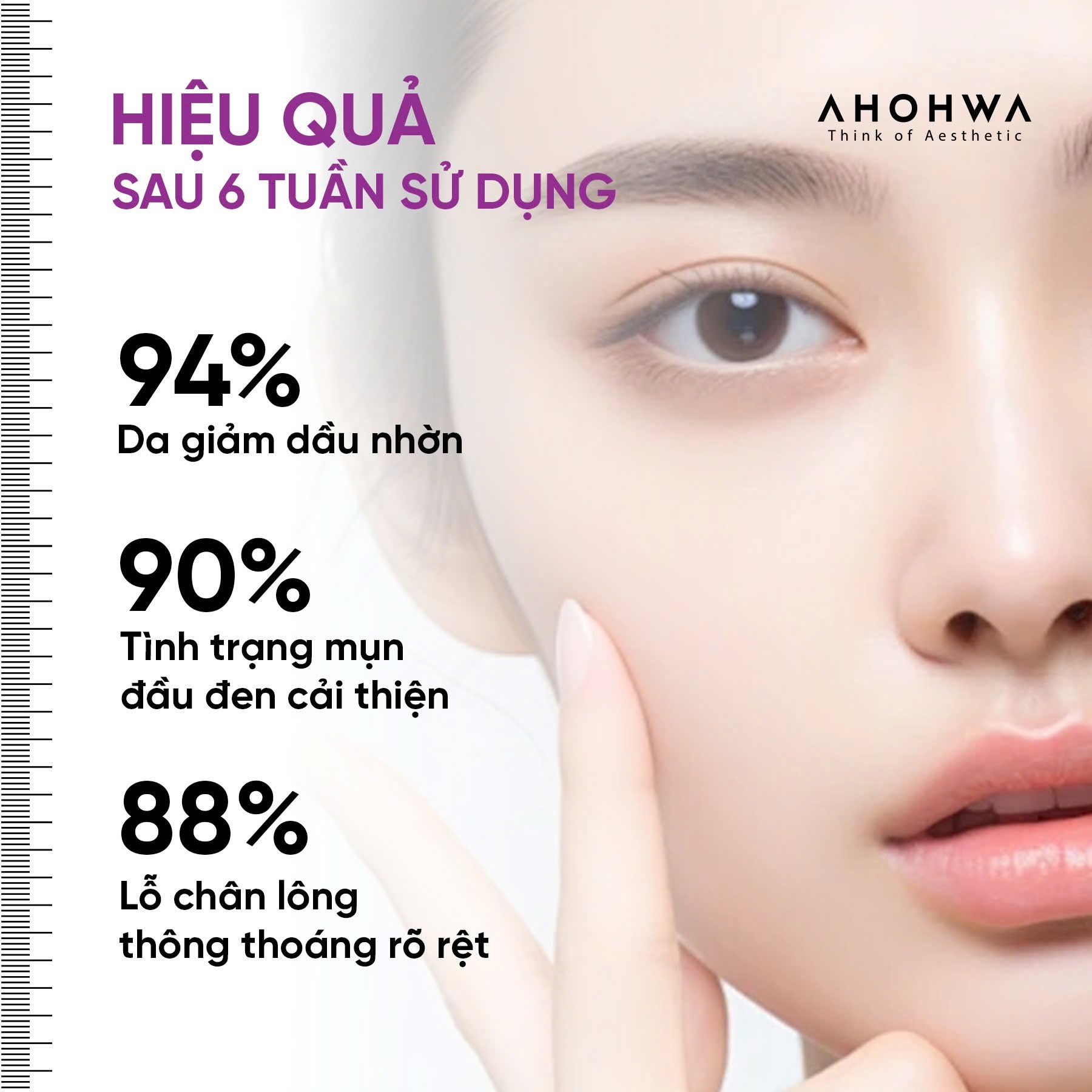 Toner hỗ trợ giảm mụn làm sạch bã nhờn thu nhỏ lỗ chân lông Ahohwa BHA 2% Exfoliating Toner