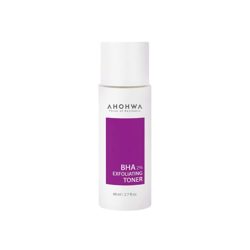 Toner hỗ trợ giảm mụn làm sạch bã nhờn thu nhỏ lỗ chân lông Ahohwa BHA 2% Exfoliating Toner