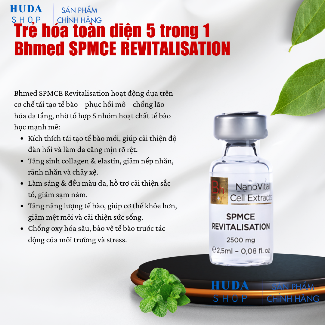 Trẻ hóa toàn diện 5 trong 1 Bhmed SPMCE REVITALISATION