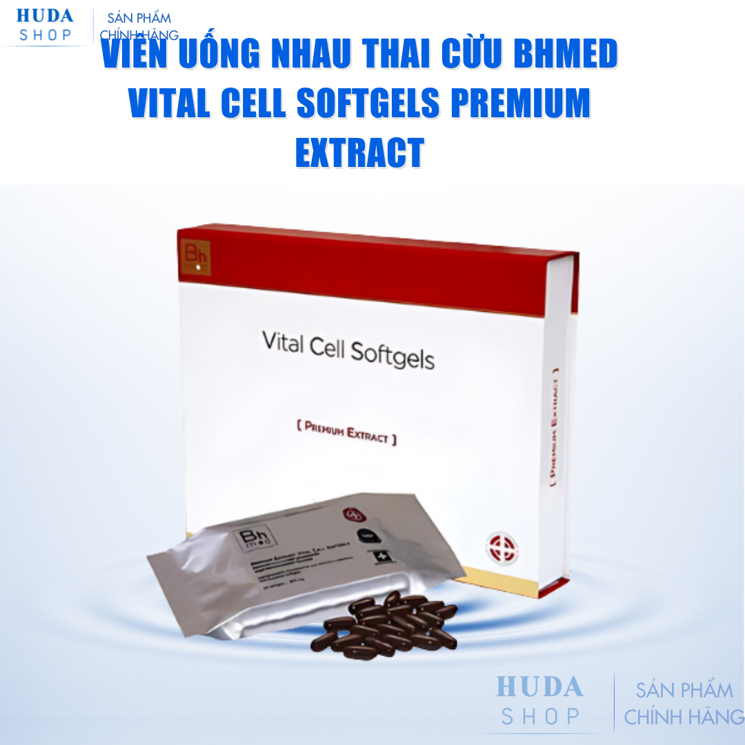 Viên uống Nhau Thai Cừu BHMed Vital Cell Softgels Premium Extract