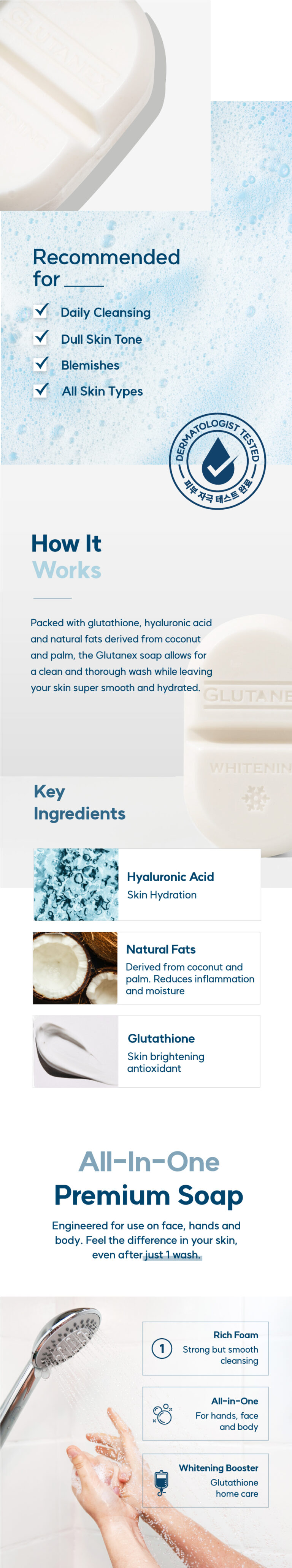 xà phòng glutathione Xà Phòng Tắm Trắng Glutanex Soap Chính Hãng – Dưỡng Sáng Da