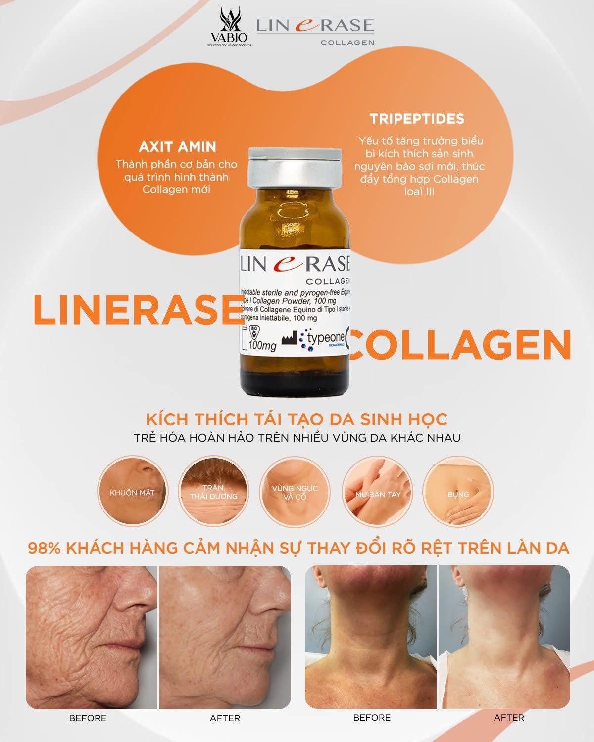 LINERASE COLLAGEN - PHỤC HỒI VÀ TÁI TẠO THẾ HỆ MỚI