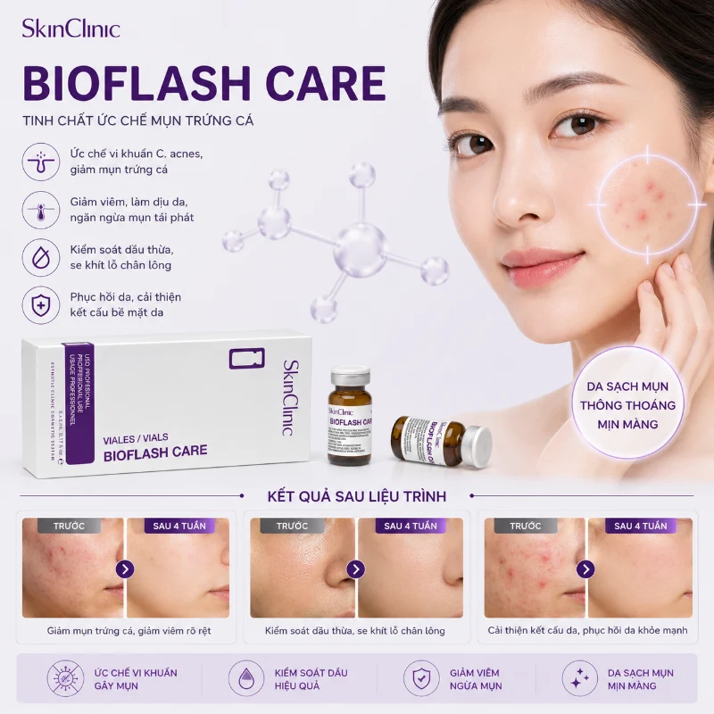 BIOFLASH CARE - TINH CHẤT ỨC CHẾ MỤN TRỨNG CÁ 7.webp