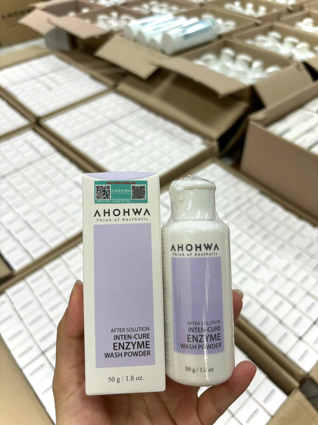 Bột tẩy da chết sinh học enzyme Ahohwa After Solution Inten-Cure Enzyme Wash Powder 2.jpg