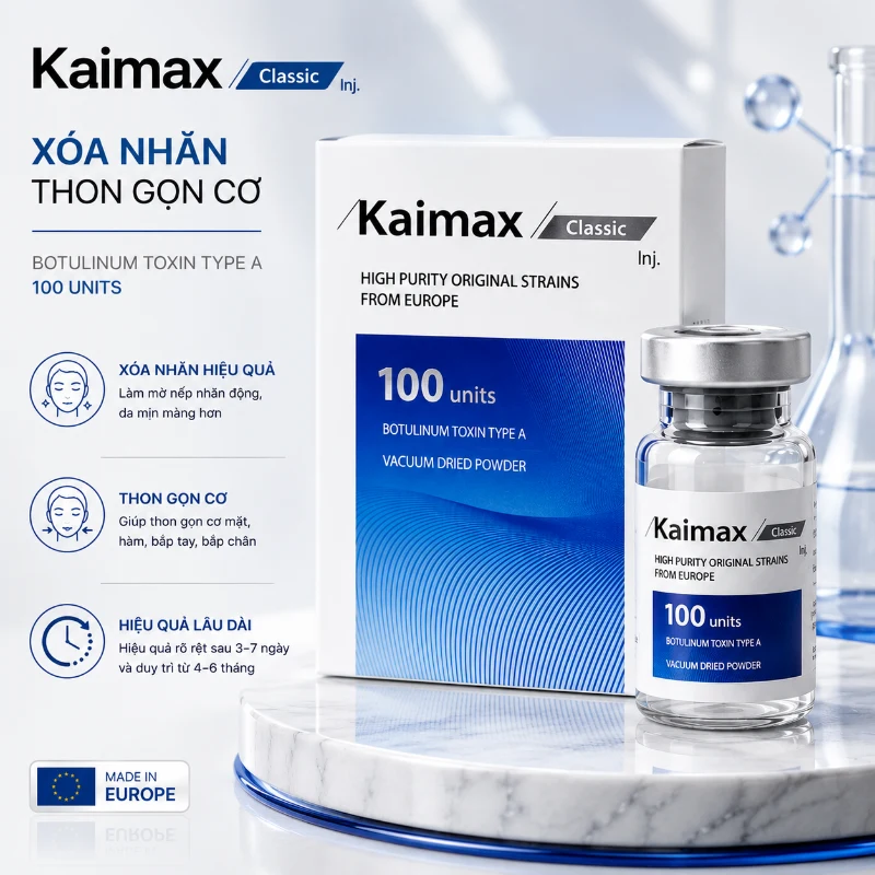 Botox Kaimax 100 xoá nhăn, thon gọn hàm 6.webp