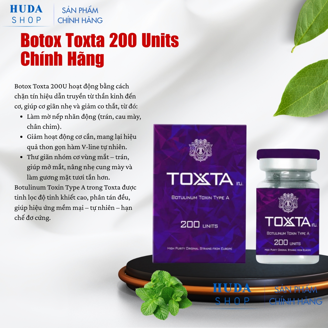 Botox Toxta 200 Units Chính Hãng