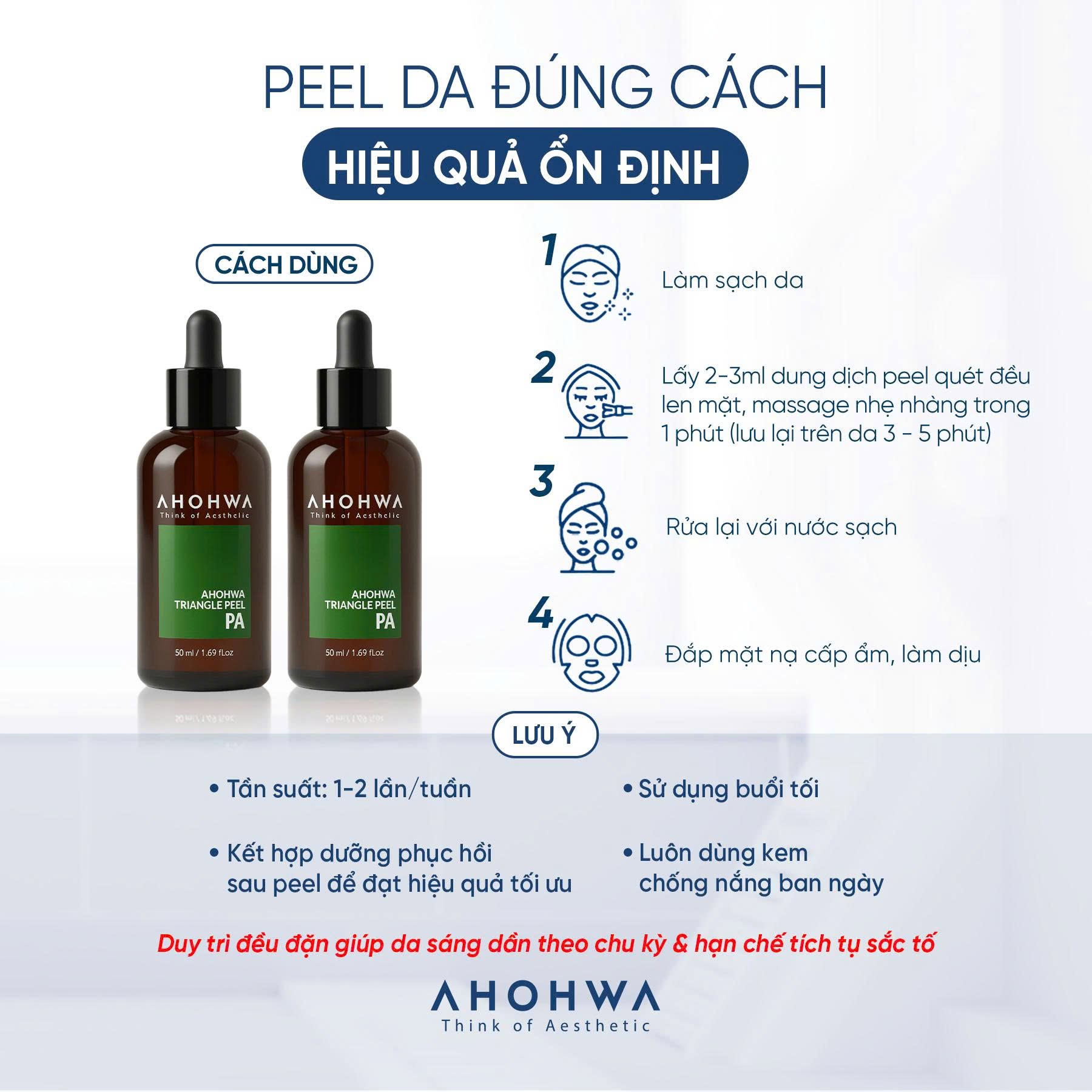Dung dịch peel dành cho mọi loại da Ahohwa Triangle Peel Pa 6.jpg