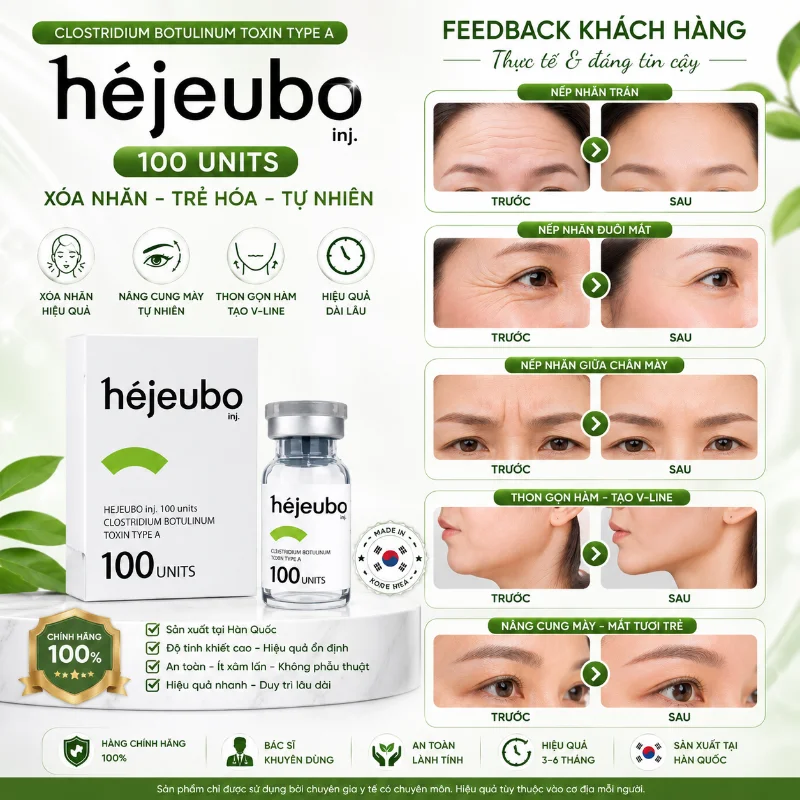 Botox giảm nếp nhăn, nâng cơ mặt HEJEUBO BOTULINUM TOXIN 3.webp