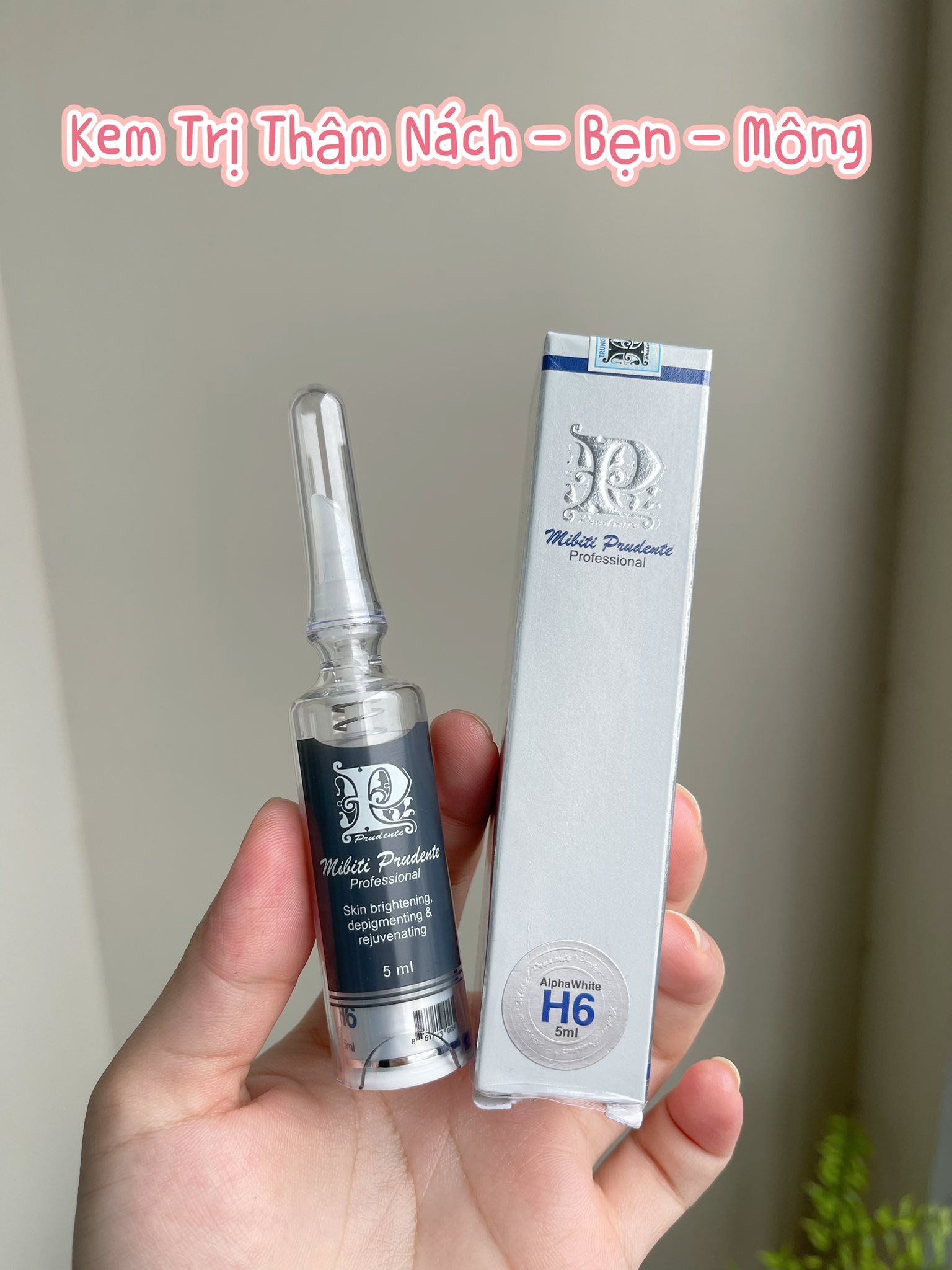 Kem-Duong-Khu-Tham-Nach-Ben-Mong-Mibiti-Prudente-AlphaWhite-H6-5ml_Kem Dưỡng Khử Thâm Nách Bẹn Mông Mibiti Prudente AlphaWhite H6 5ml.jpg