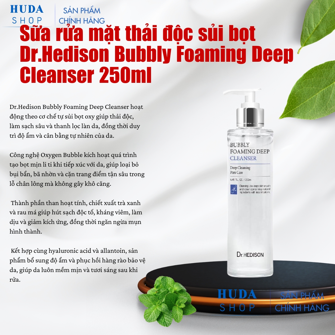 Sua-rua-mat-thai-doc-sui-bot-Dr-Hedison-Bubbly-Foaming-Deep-Cleanser-250ml_Sữa rửa mặt thải độc sủi bọt Dr.Hedison Bubbly Foaming Deep Cleanser 250ml 3.jpg