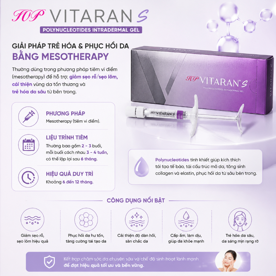 Tinh Chất Chăm Sóc Da Chuyên Sâu, Cải Thiện Sẹo Lõm HP Vitaran S 2ml 2.jpg