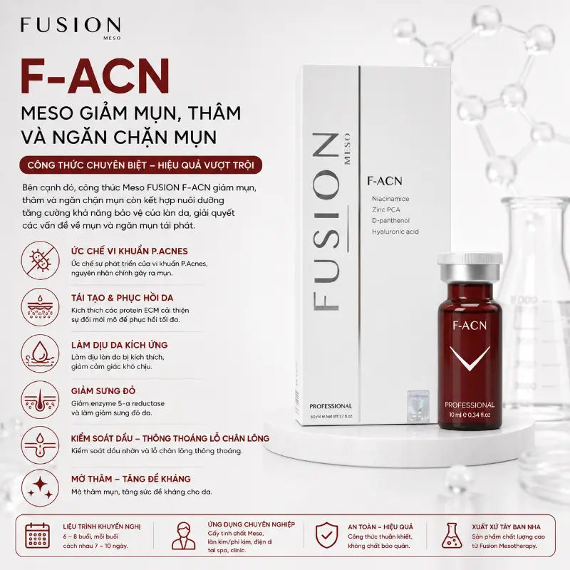 Tinh Chất Meso Trị Mụn Fusion Mesotherapy F-ACN 10ml – Hỗ Trợ Giảm Mụn, Thâm Và Kiểm Soát Dầu Nhờn 6.webp