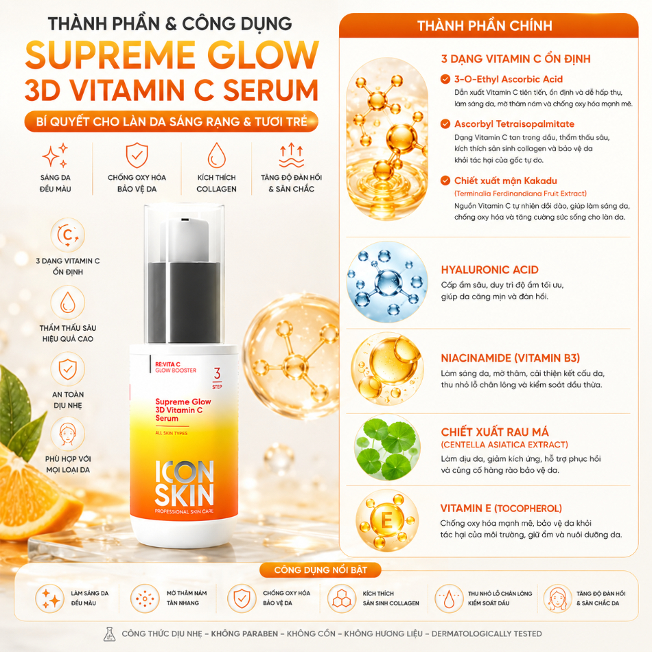 Tinh chất vitamin cải thiện chống lão hoá da Icon Skin Supreme Glow 3D Vitamin C Serum 3.jpg