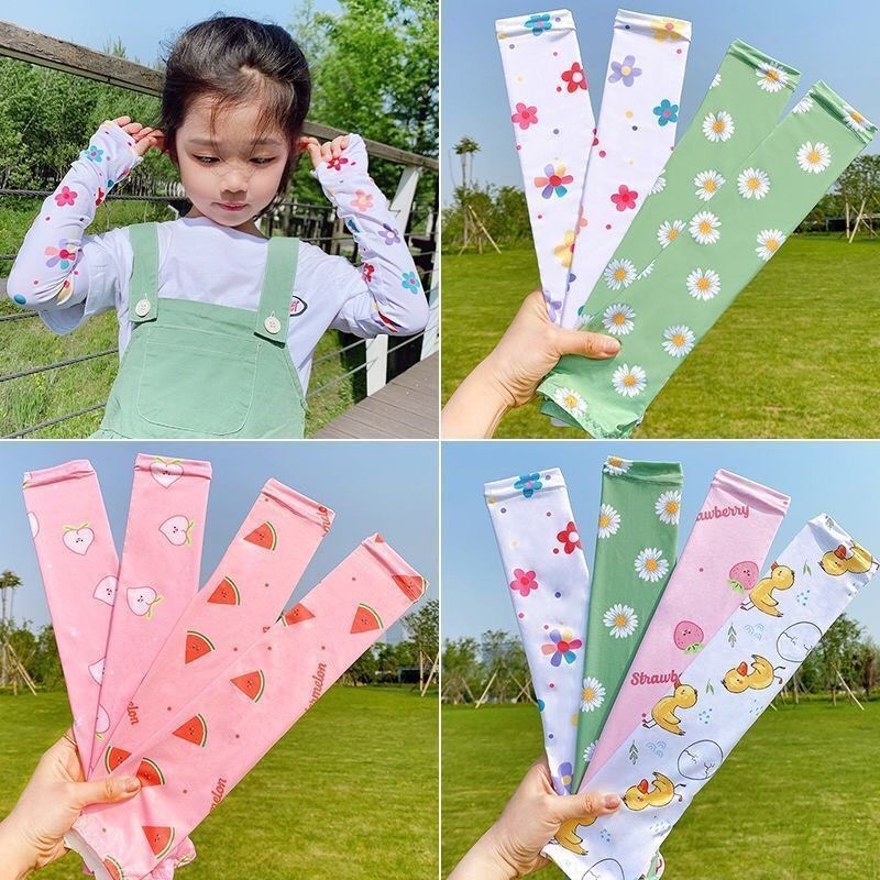 Ống tay chống nắng cho bé hoạt hình