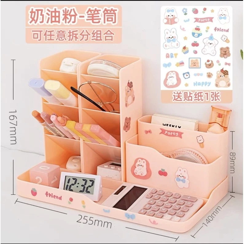 Kệ bút 5 chi tiết đa chức năng