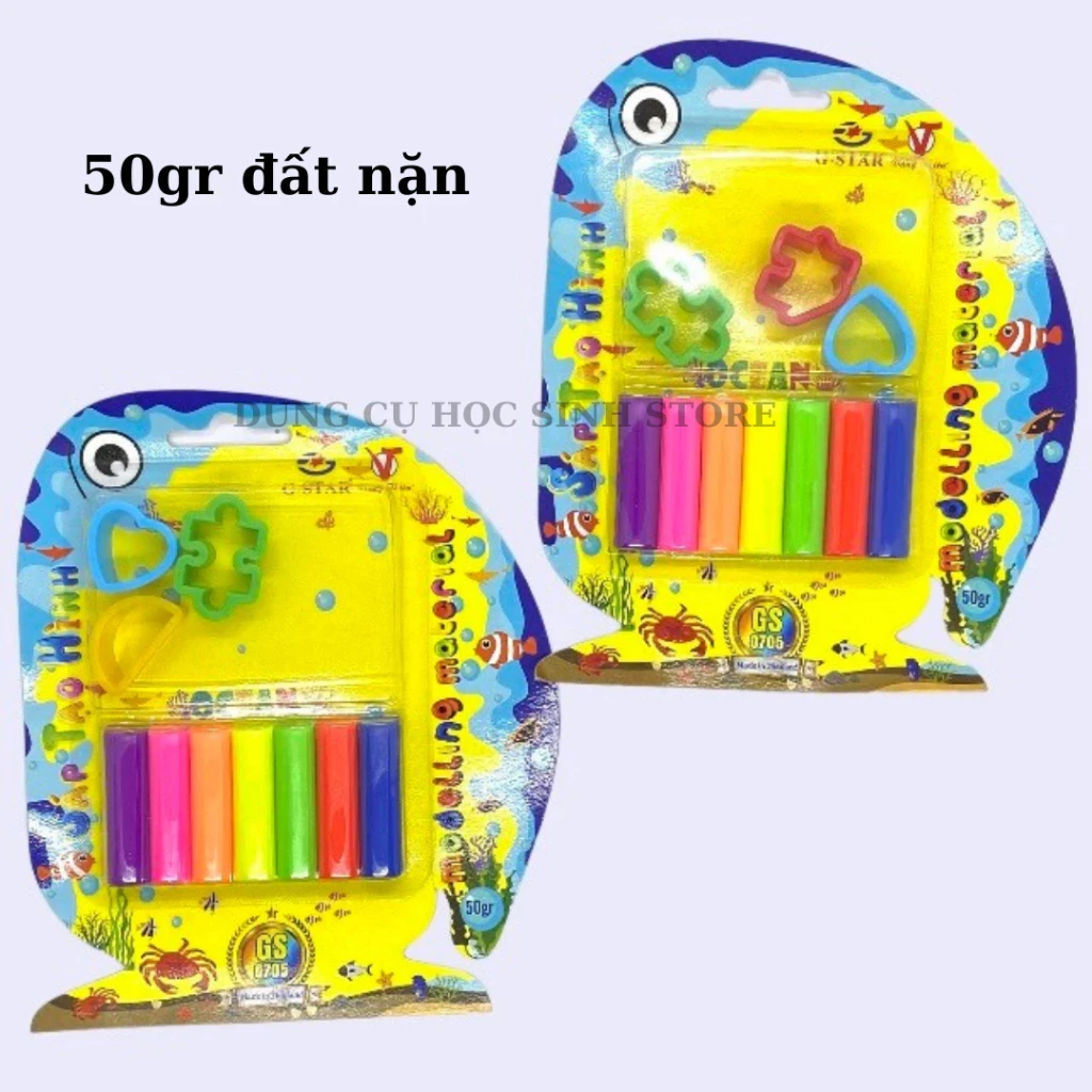 Đất sét 7 màu kèm khuôn Gstar