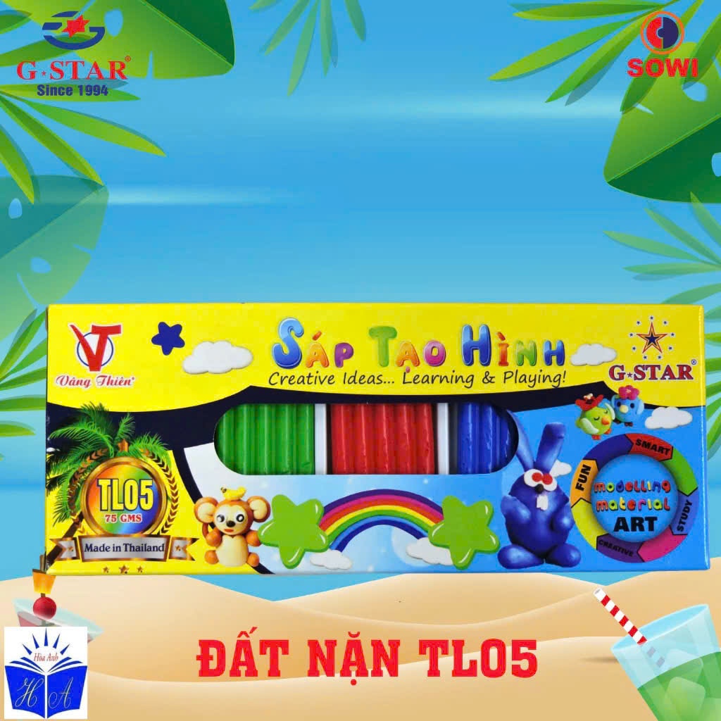Đất sét Thái Lan 5 màu