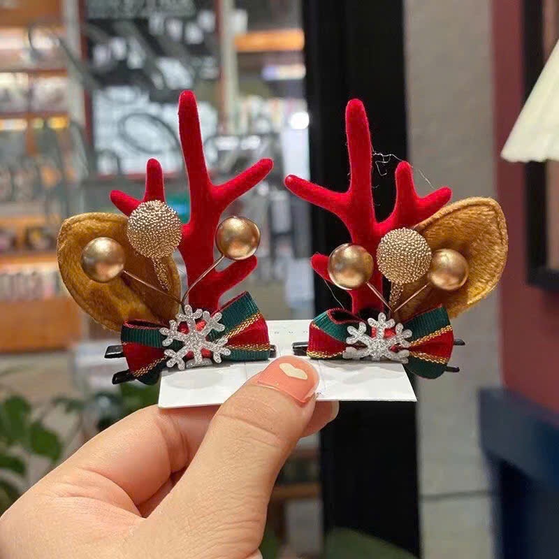 Set 2 kẹp tóc sừng hươu Ver2