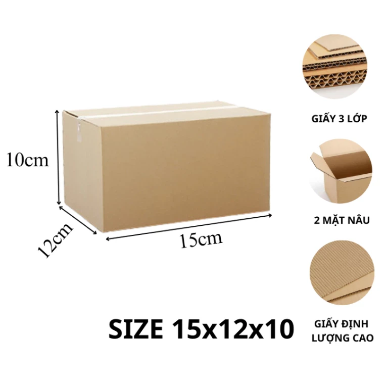 thùng carton size trung