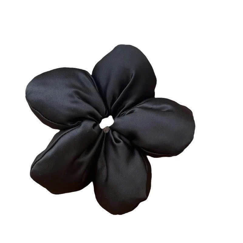 scrunchie hoa trơn bóng