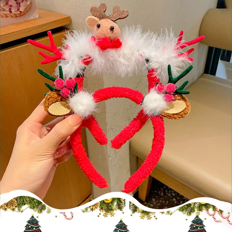 cài noel lông thú
