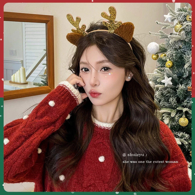 cài noel lông thú
