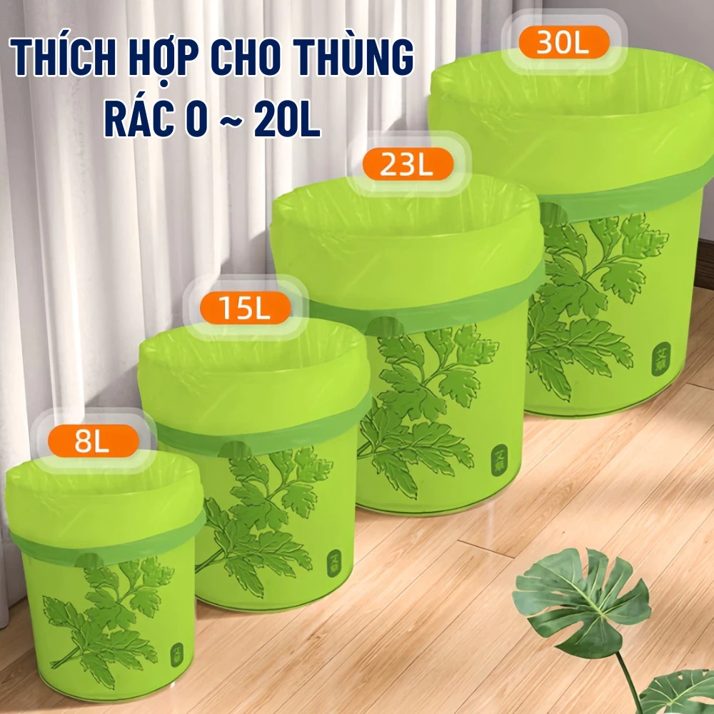Cuộn 50 túi đựng rác ngải cứu