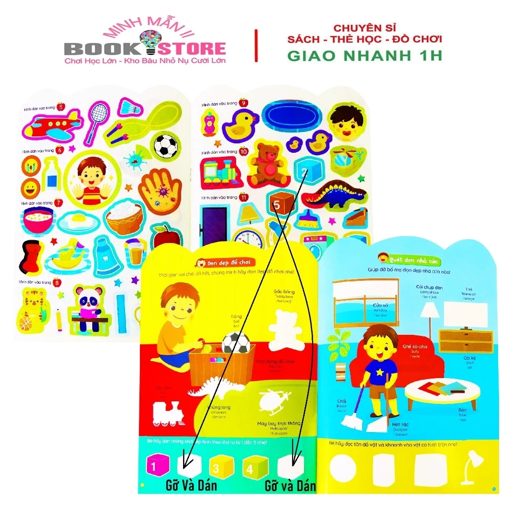 Vở bóc dán thông minh 365