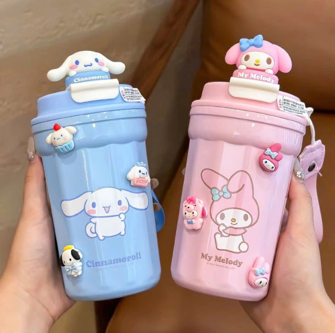 Ly nước giữ nhiệt hình thú hoạt hình cute