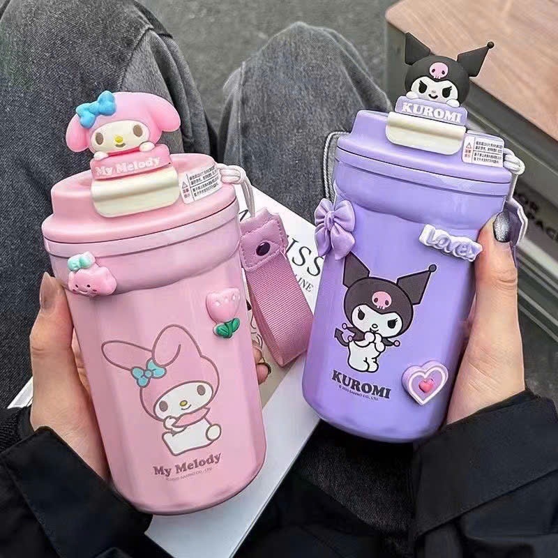 Ly nước giữ nhiệt hình thú hoạt hình cute