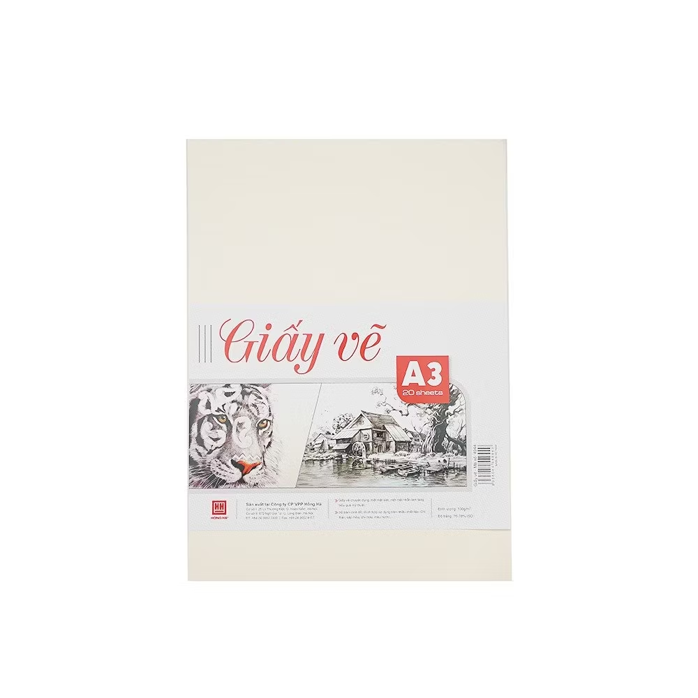 Giấy vẽ A4 4943 20T ĐL 100gsm/76-78
