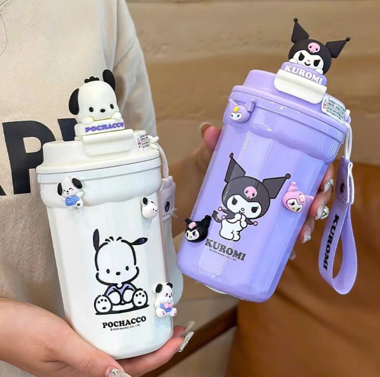 Ly nước giữ nhiệt hình thú hoạt hình cute