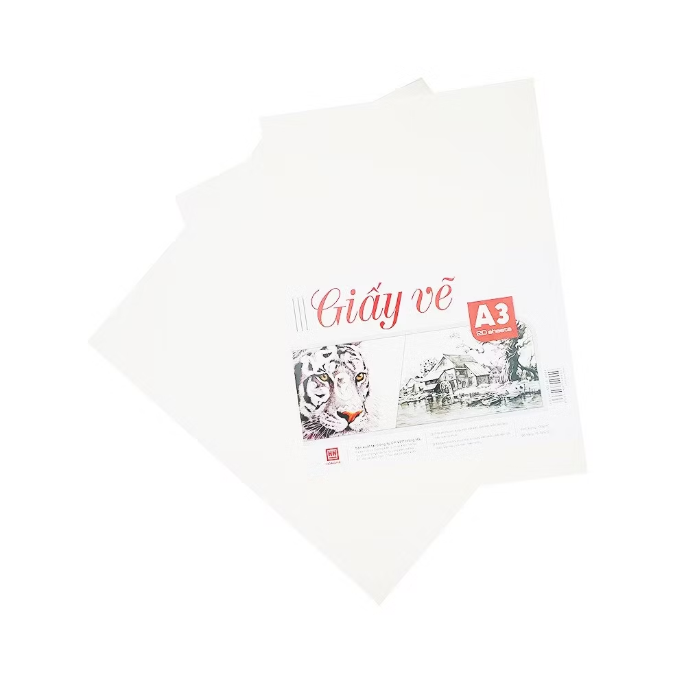Giấy vẽ A4 4943 20T ĐL 100gsm/76-78