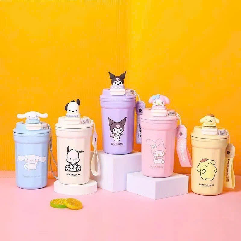 Ly nước giữ nhiệt hình thú hoạt hình cute