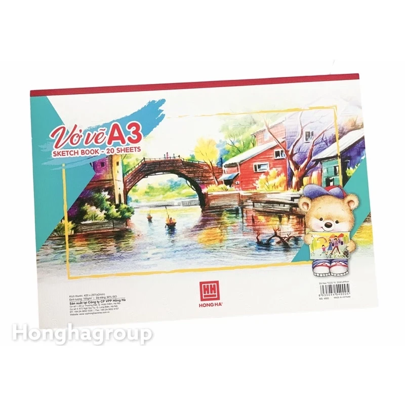 Vở vẽ A3 4900 20T ĐL 100gsm/90