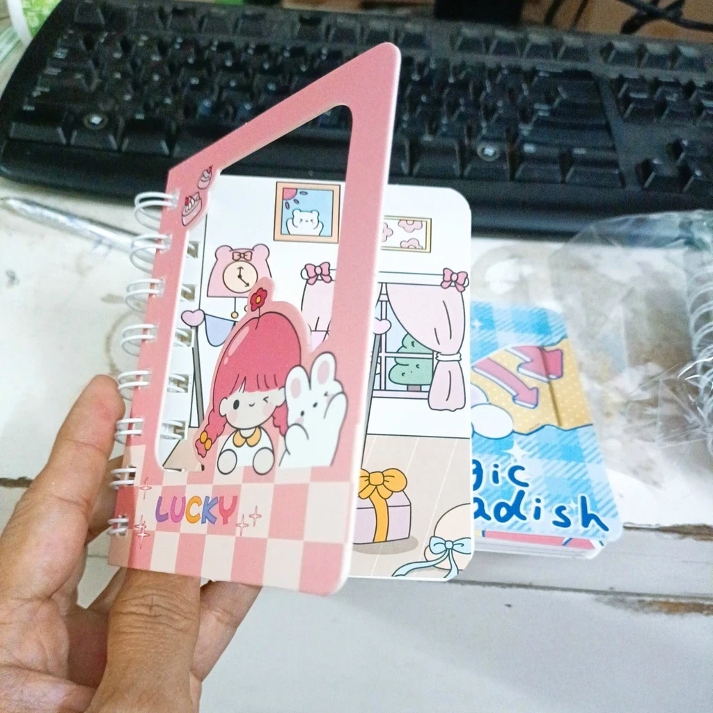Sổ A7 bìa cửa sổ