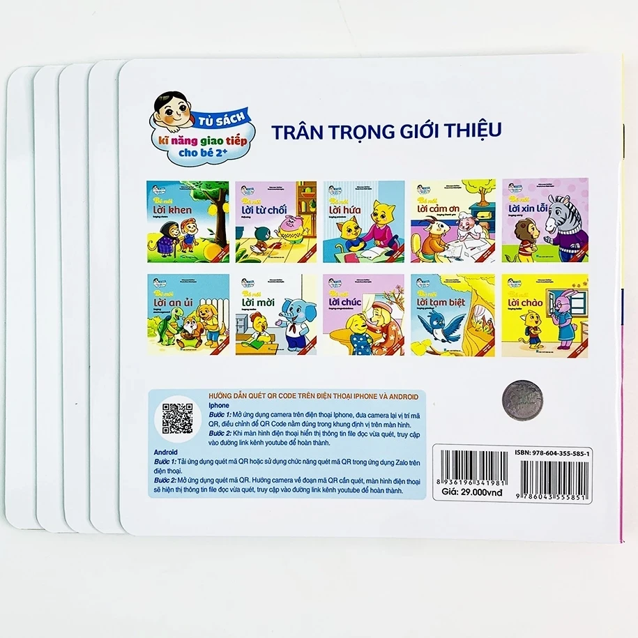 Sách giao tiếp ứng xử cho bé