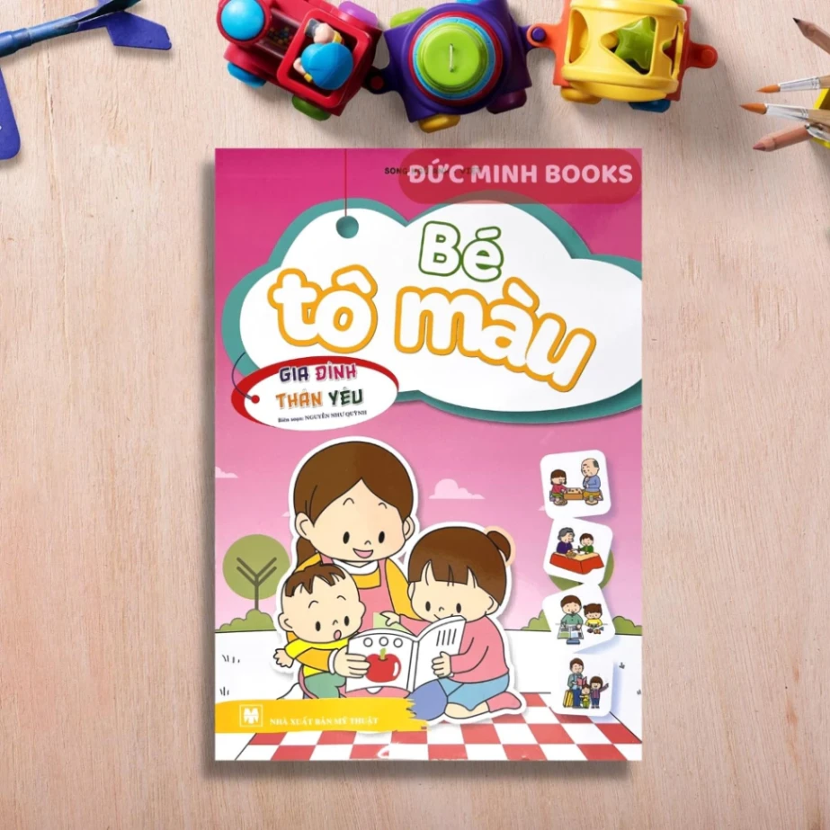 Tập tô màu thường cho bé (tranh)