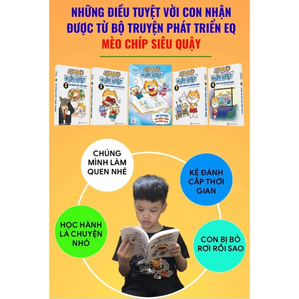 Tập truyện mèo chip siêu quậy
