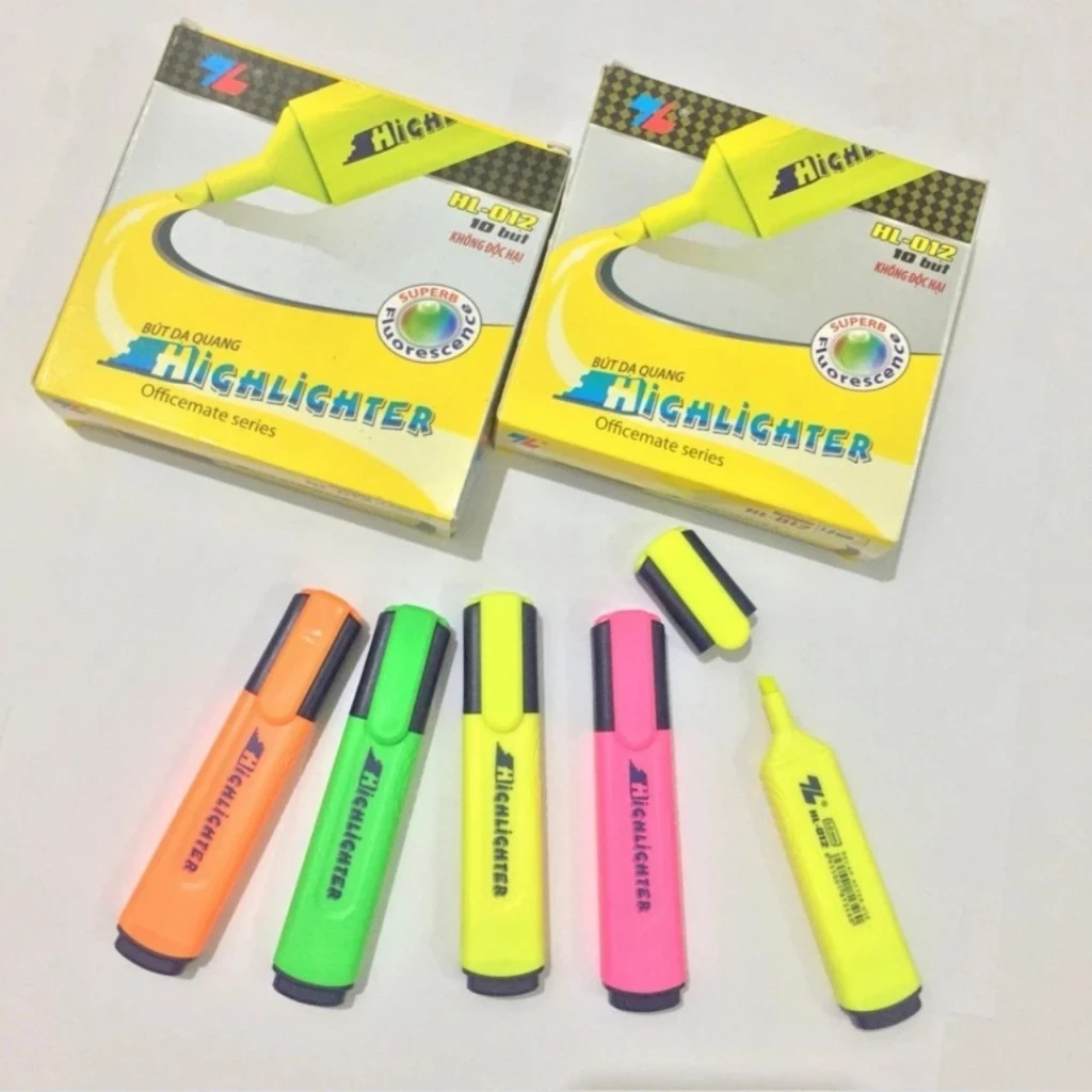 Bút dạ quang HL-012 hồng