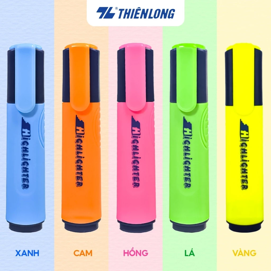 Bút dạ quang HL-012 hồng