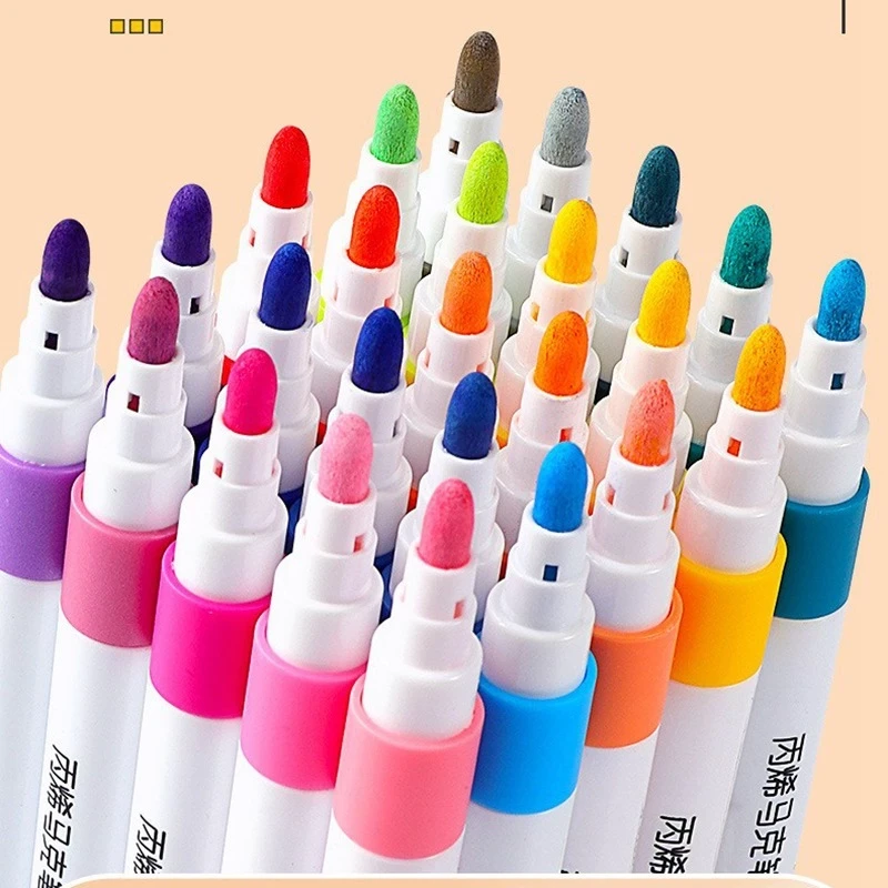 Hộp nhựa màu acrylic 60 màu