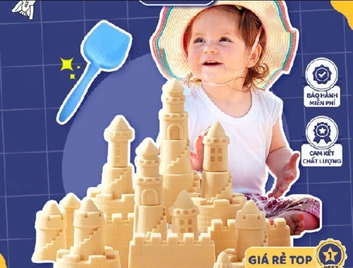 Hộp đồ chơi cát động lực 500g