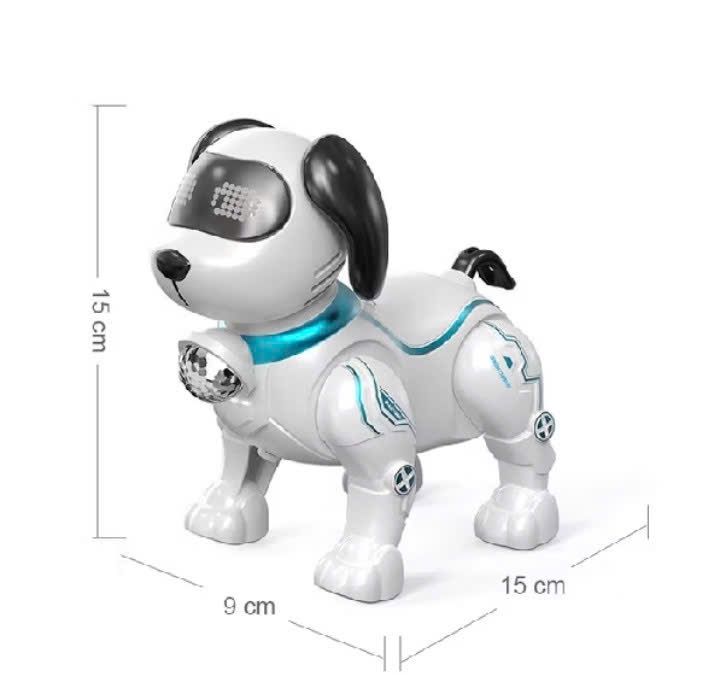 Chó robot pin có trái cầu
