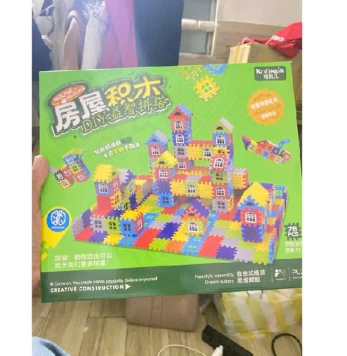 Hộp lắp ghép cửa sổ , tường gạch nhiều mảnh sáng tạo