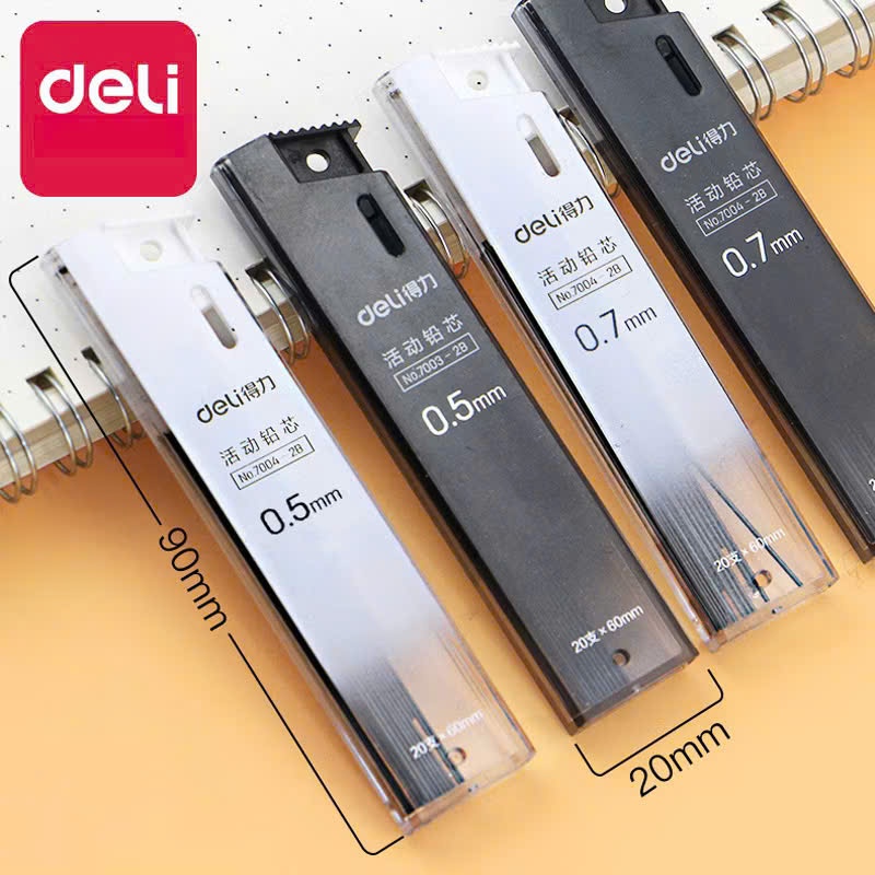 Ruột chì kim Deli HB 0.5mm LB008