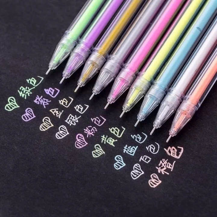 bút gel nhũ Highlight ngòi 1mm (55/8) kim tuyến
