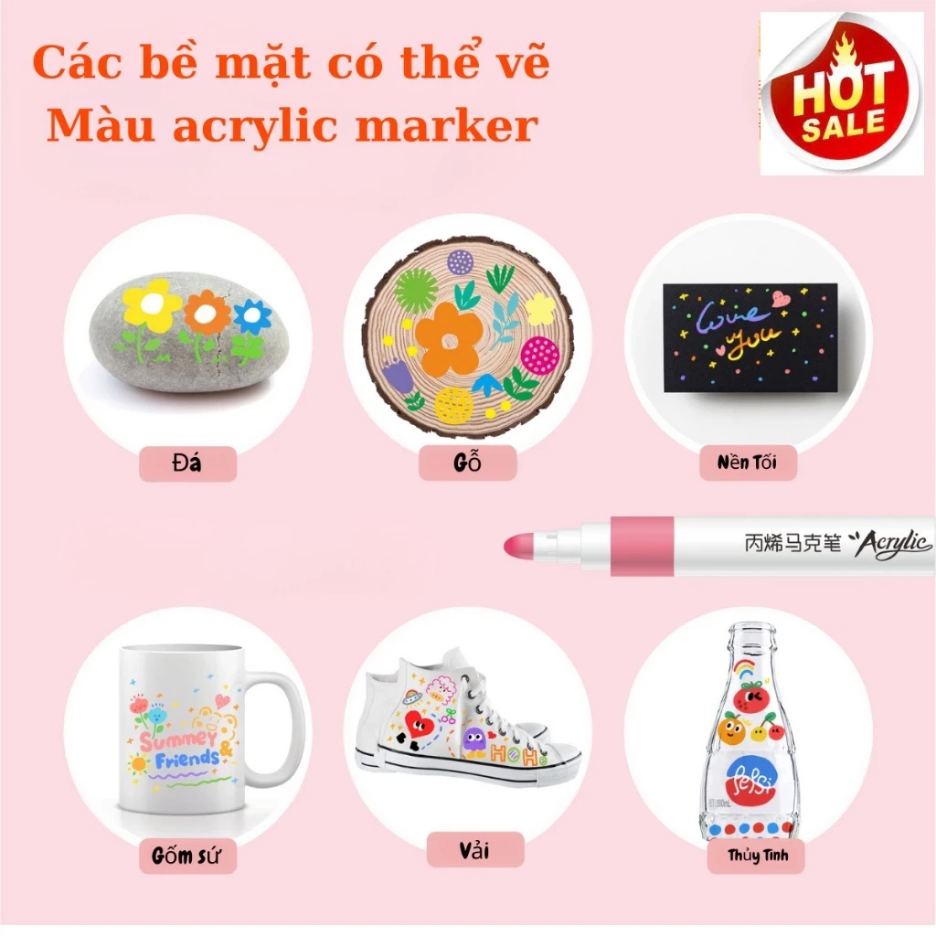 Màu lông Acrylic A-789 18m